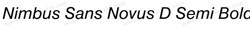 Nimbus Sans Novus D Semi Bold字体转换